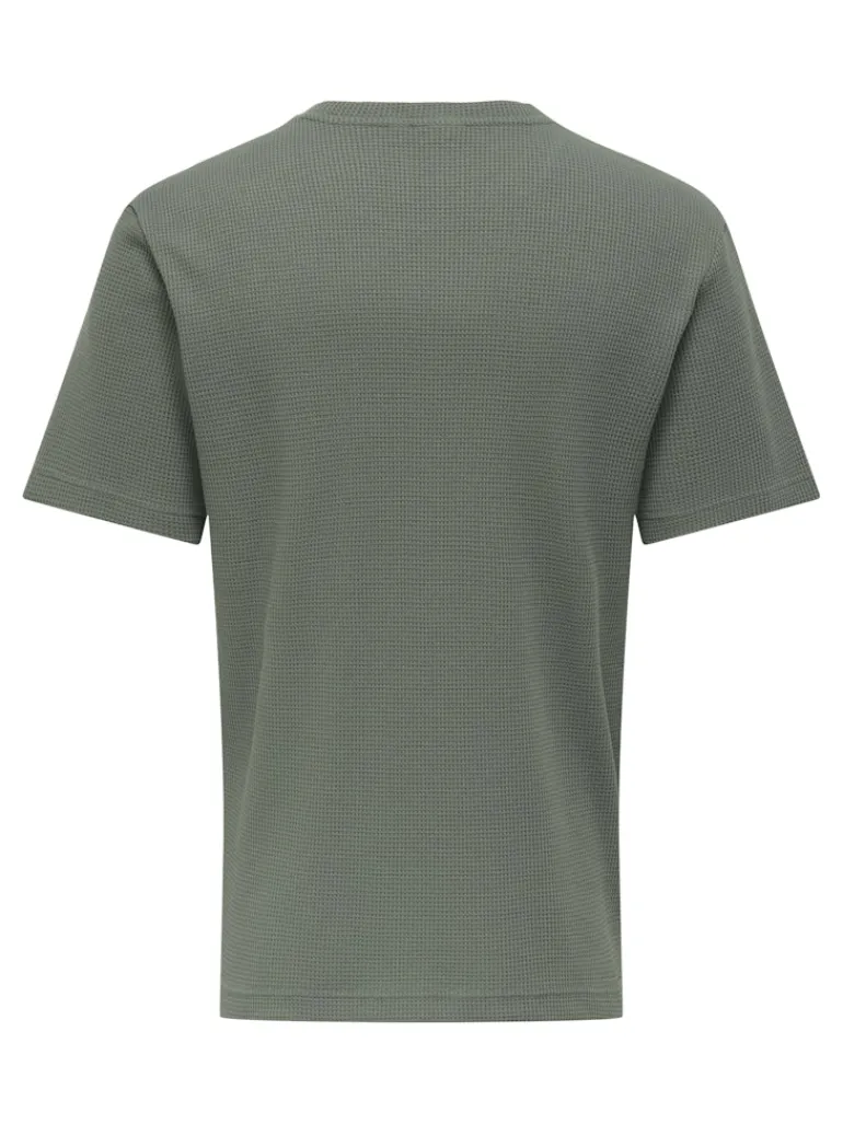 ONSTOBIE REG SS TEE NOOS castor gray