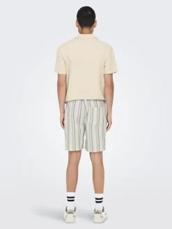 ONSTREV LIFE REG STRU STRIPE SHORTS NOOS seagrass