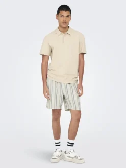 ONSTREV LIFE REG STRU STRIPE SHORTS NOOS seagrass