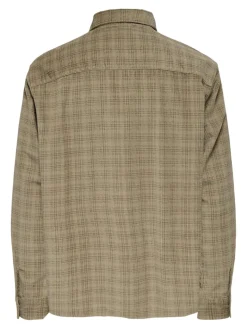 ONSWALEED CORDUROY OVERSHIRT 0345 NOOS chinchilla