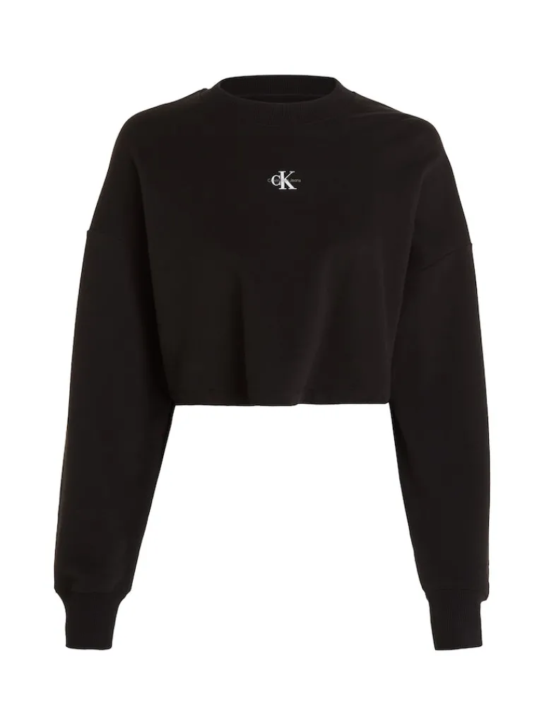 OPEN BACK CREW NECK ck black