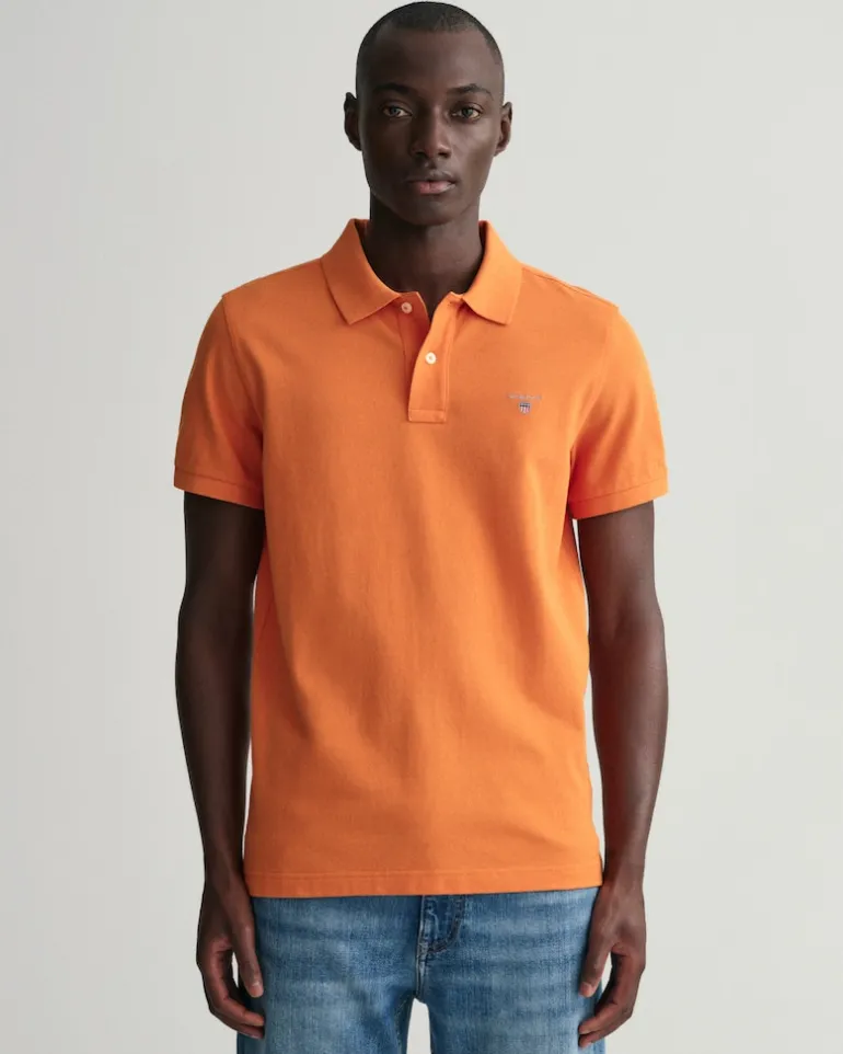 Original Regular Fit Piqué Poloshirt harvest pumpkin