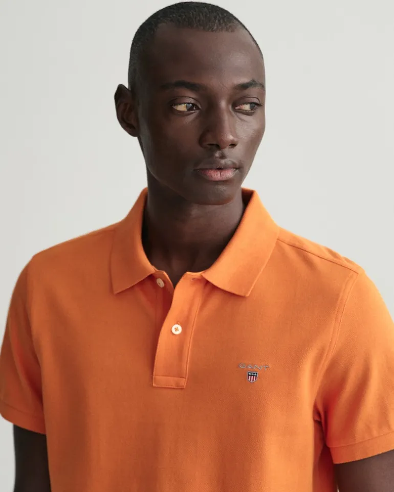 Original Regular Fit Piqué Poloshirt harvest pumpkin