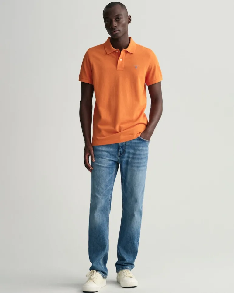 Original Regular Fit Piqué Poloshirt harvest pumpkin