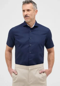 Original Shirt Popeline Kurzarm navy