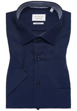 Original Shirt Popeline Kurzarm navy