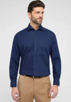 Original Shirt Popeline Langarm navy