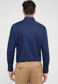 Original Shirt Popeline Langarm navy