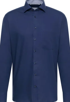 Original Shirt Popeline Langarm navy