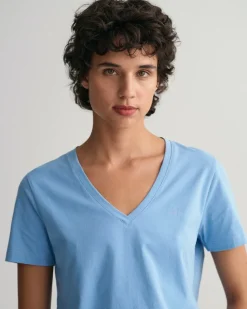Original V-Neck T-Shirt gentle blue