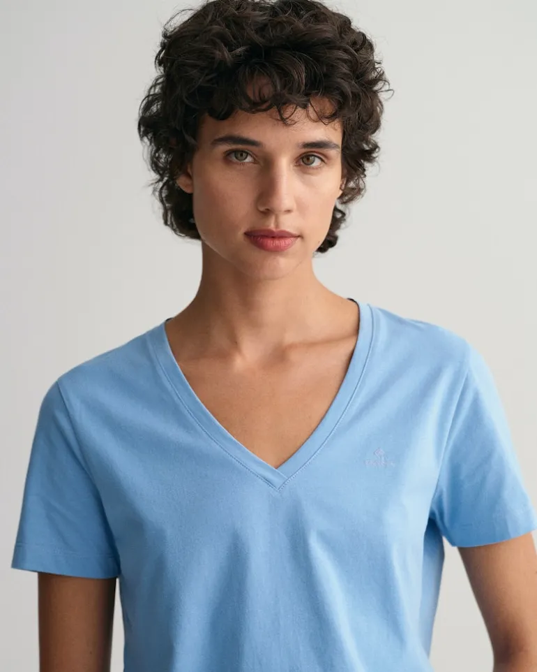 Original V-Neck T-Shirt gentle blue