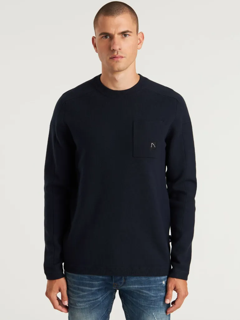 OSCAR ROUND navy