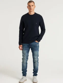 OSCAR ROUND navy