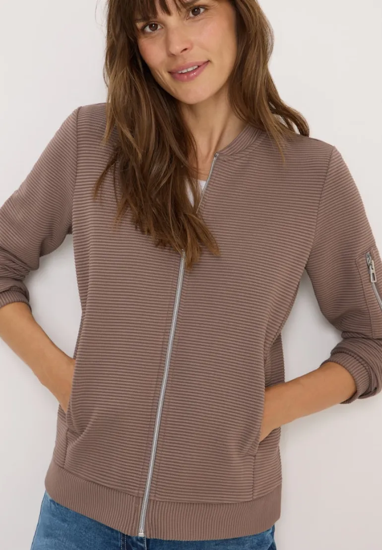 Ottoman Blouson cocoa taupe