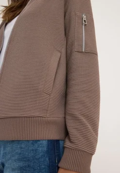Ottoman Blouson cocoa taupe