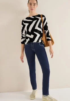 Ottoman Shirt mit Muster light greige