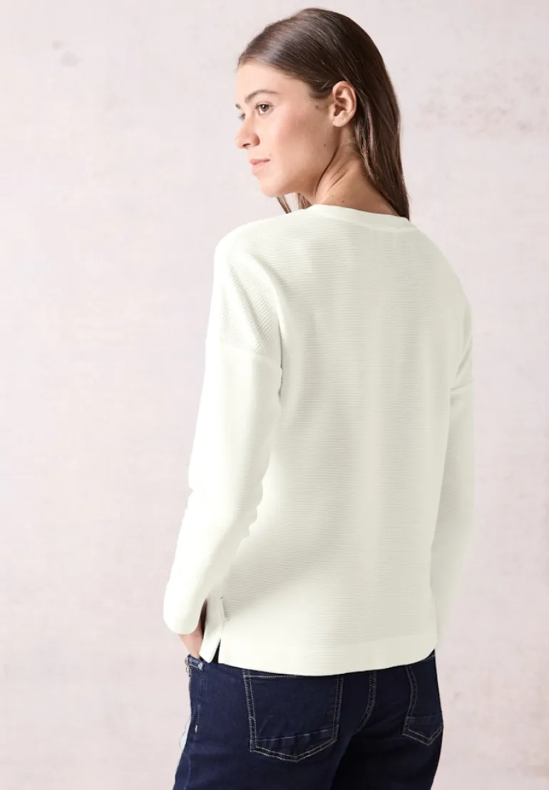 Ottoman-Shirt vanilla white