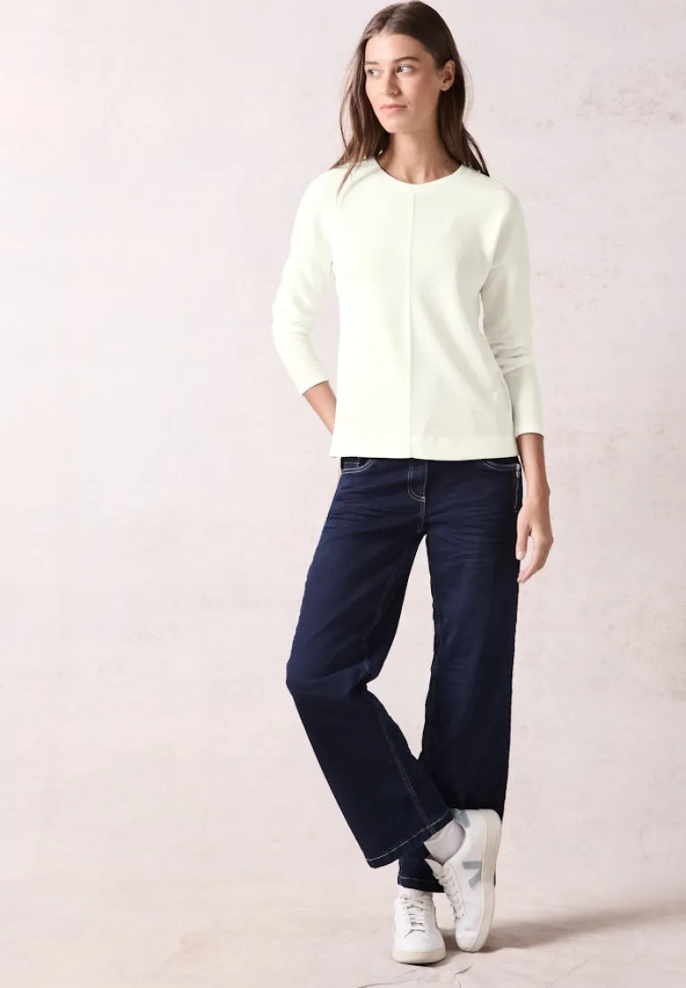 Ottoman-Shirt vanilla white
