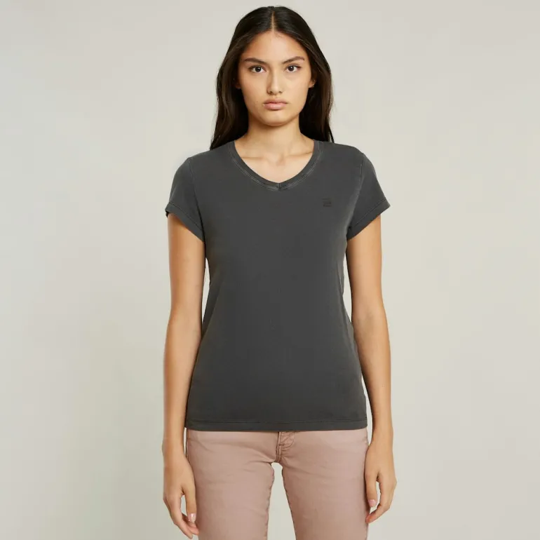 Overdyed eyben slim v t 2.0 wmn dk black gd