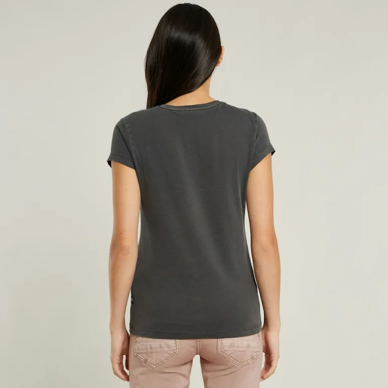 Overdyed eyben slim v t 2.0 wmn dk black gd