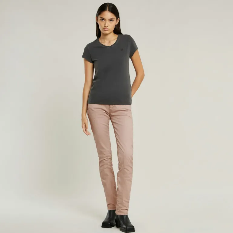 Overdyed eyben slim v t 2.0 wmn dk black gd