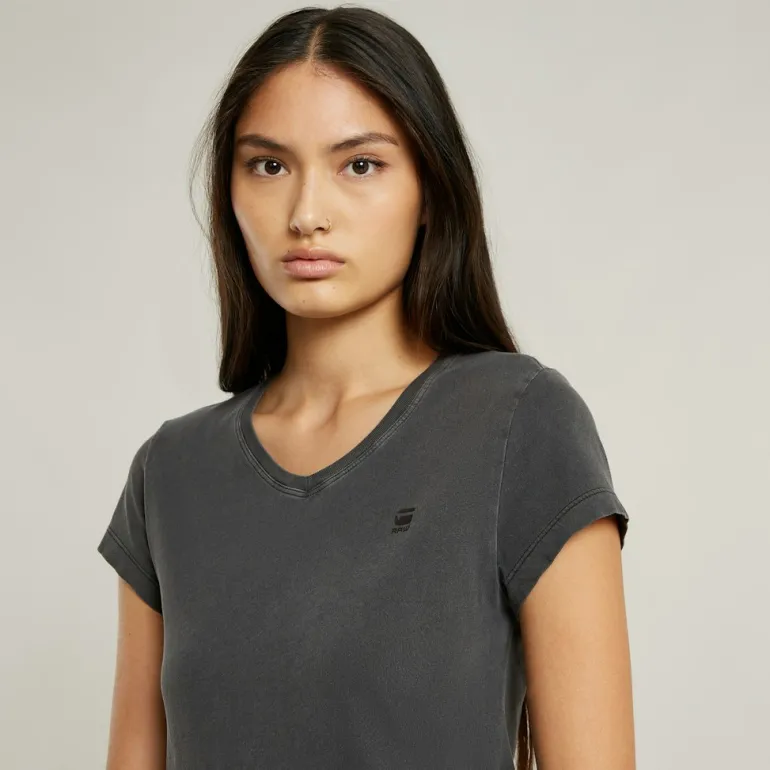Overdyed eyben slim v t 2.0 wmn dk black gd