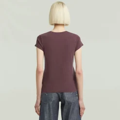 Overdyed eyben slim v t 2.0 wmn maroon gd