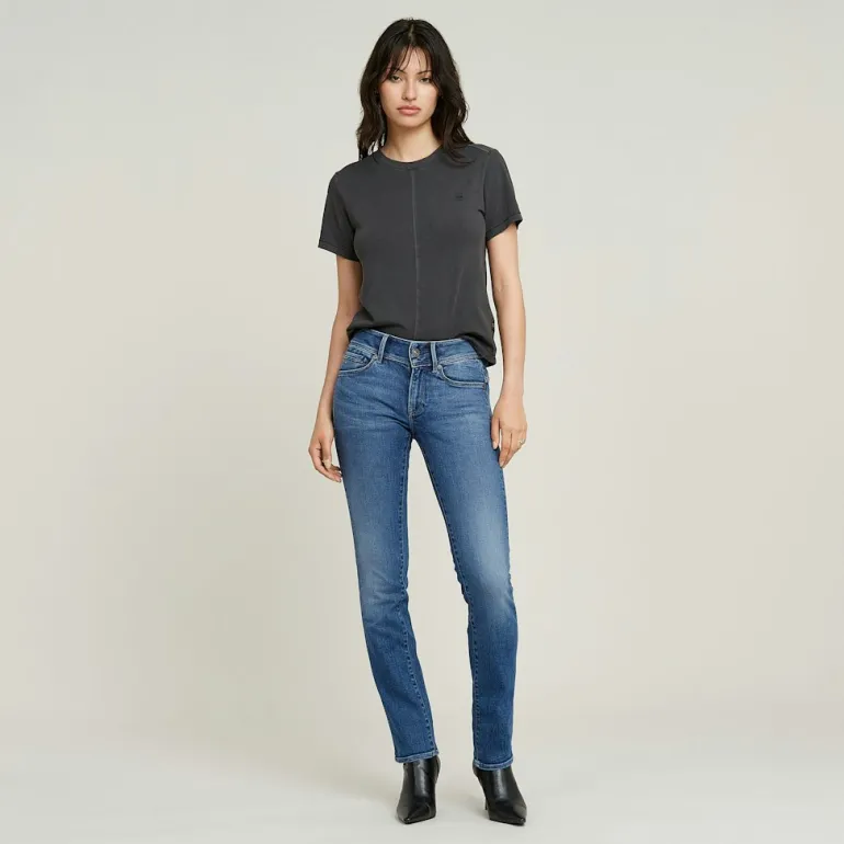 Overdyed front seam r t wmn dk black gd