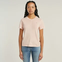 Overdyed front seam r t wmn liquid pink gd