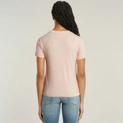 Overdyed front seam r t wmn liquid pink gd