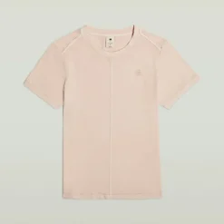Overdyed front seam r t wmn liquid pink gd