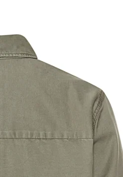 Overshirt aus Baumwoll-Lyocell-Mix shadow khaki