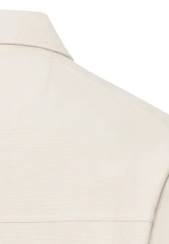 Overshirt aus reiner Baumwolle beige