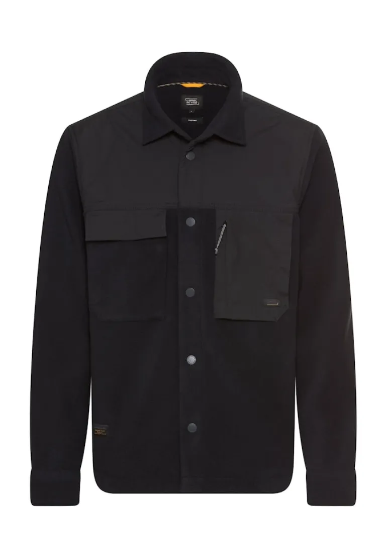 Overshirt mit Hemdkragen dark navy