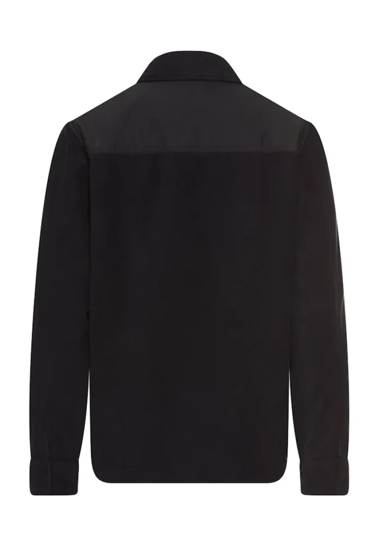 Overshirt mit Hemdkragen dark navy