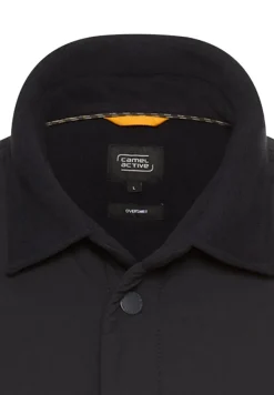 Overshirt mit Hemdkragen dark navy