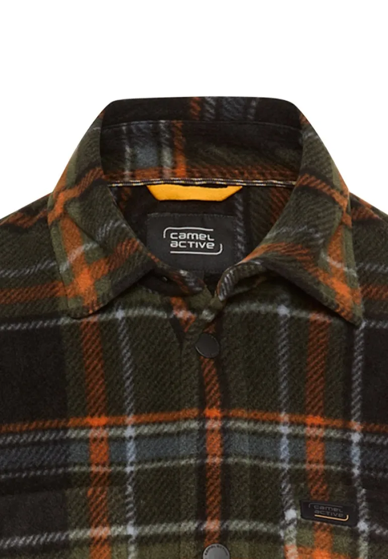 Overshirt mit Seitentaschen cinnamon