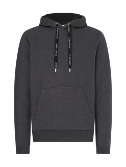 OVERSIZED DRAWSTRINGS HOODIE dark grey heather