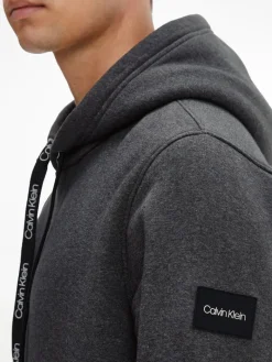 OVERSIZED DRAWSTRINGS HOODIE dark grey heather