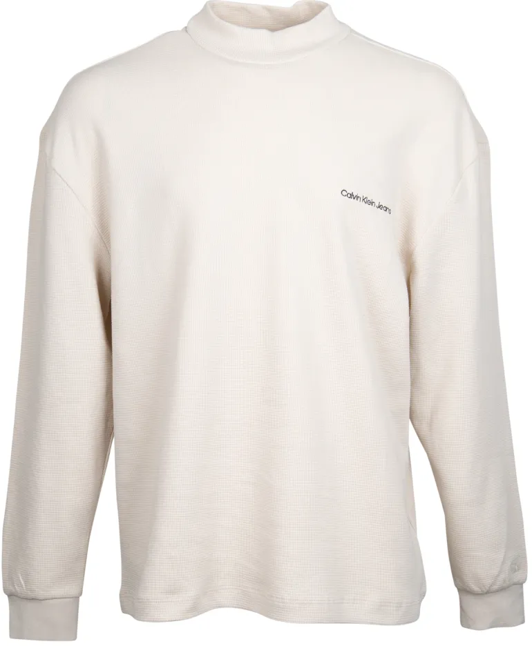 Oversized Langarmshirt beige