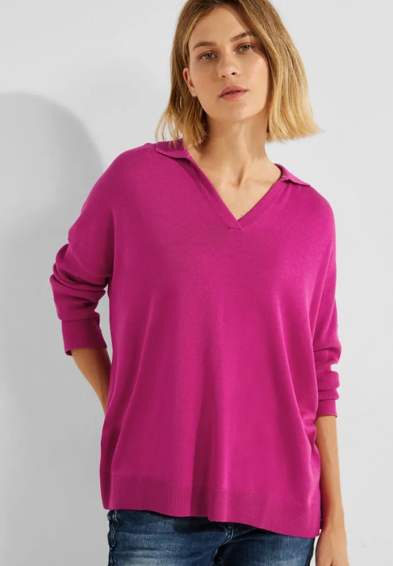 Oversized Pullover cool pink
