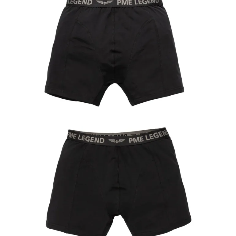 2- pack Boxershorts cotton elastan black