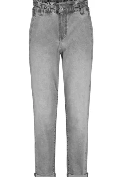 Paperbag Jeans grey denim g129