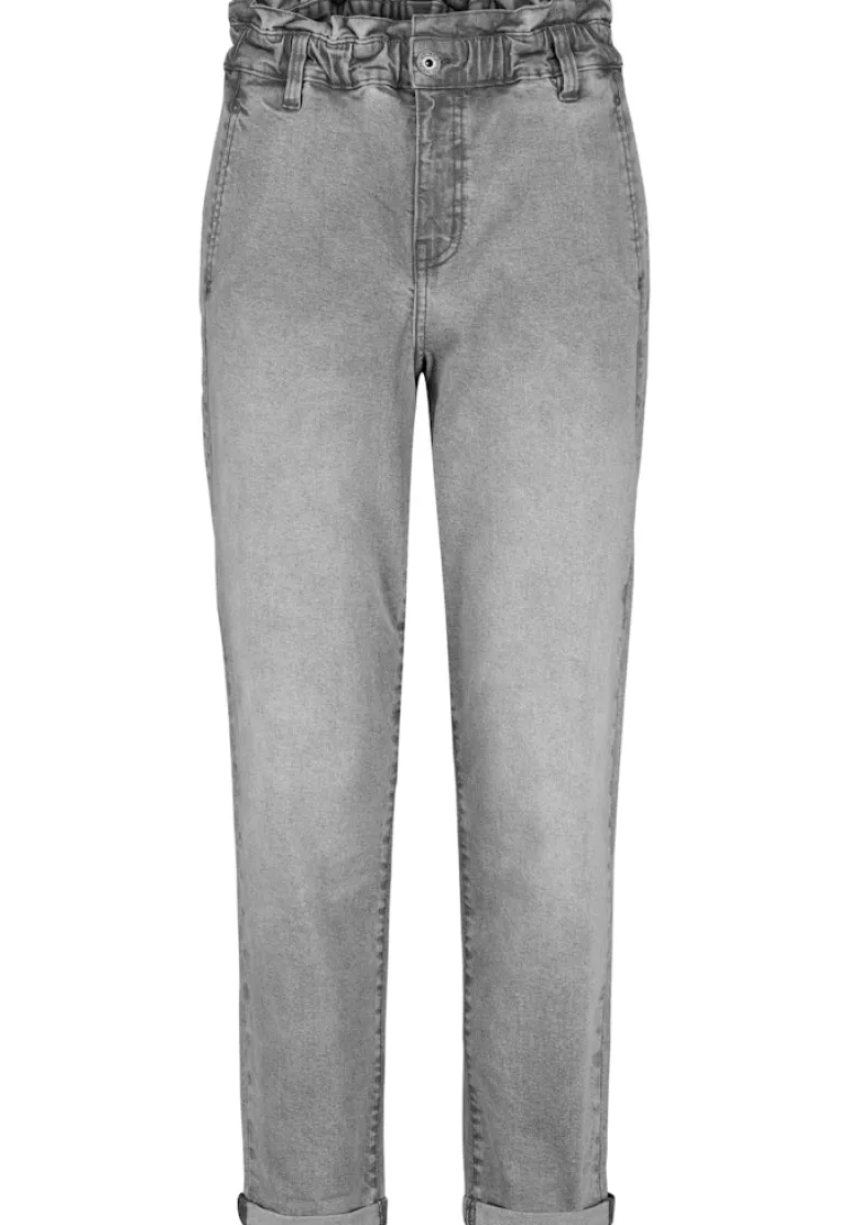 Paperbag Jeans grey denim g129