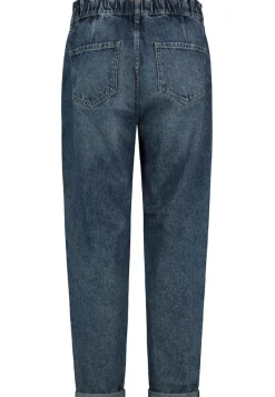 Paperbag Jeans middle blue denim m280