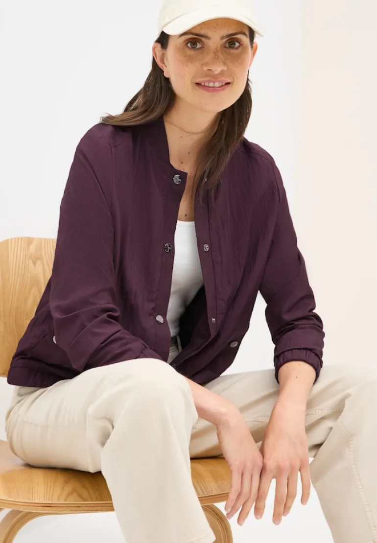 Papertouch Blouson mulberry red