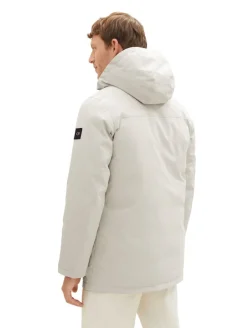 Parka mit abnehmbarer Kapuze beige alfalfa