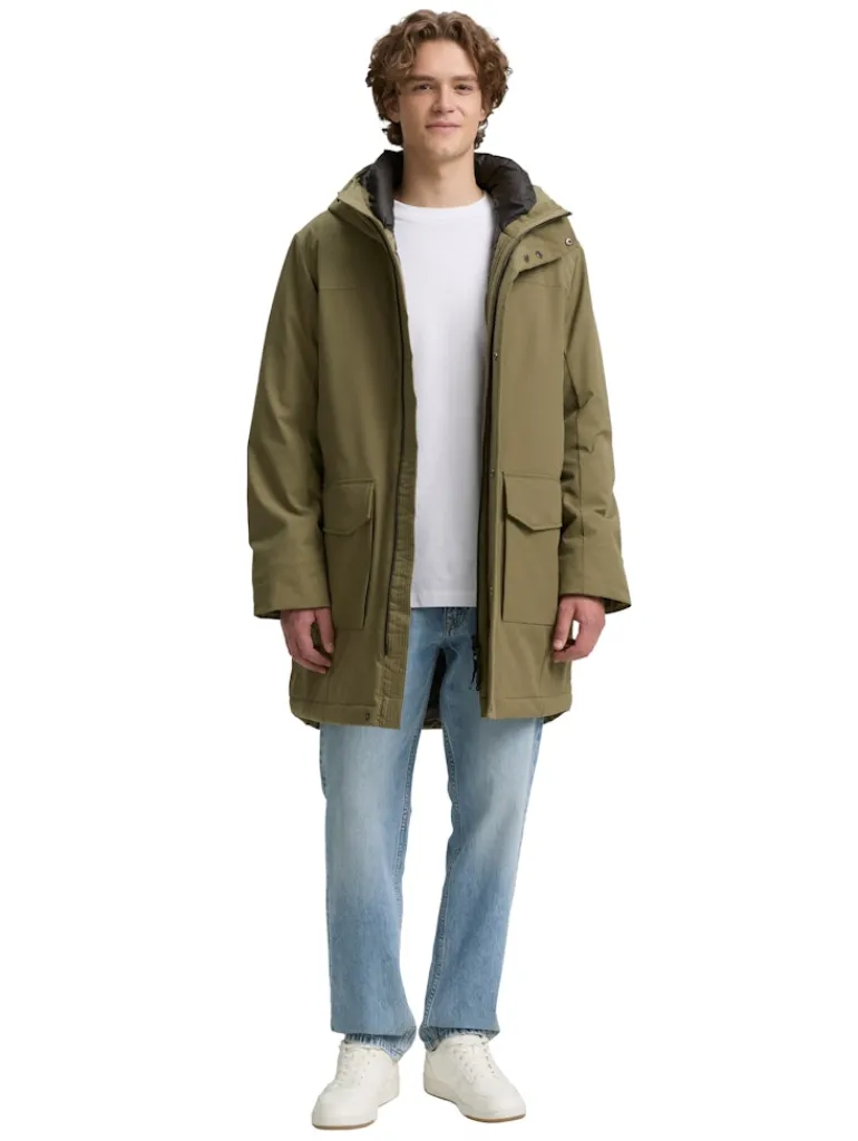 Parka mit wasserabweisender Funktion jungle soil green