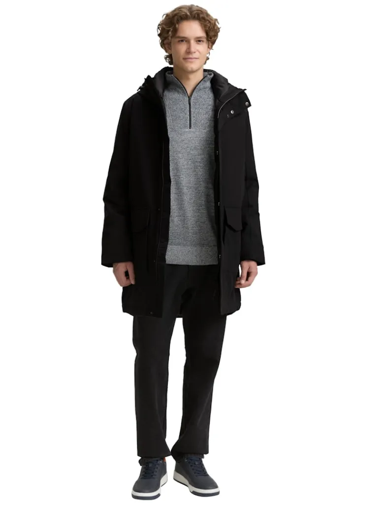 Parka mit wasserabweisender Funktion black