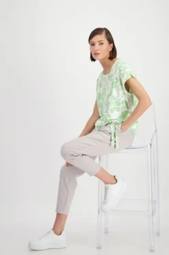 408041 pastell green gemustert
